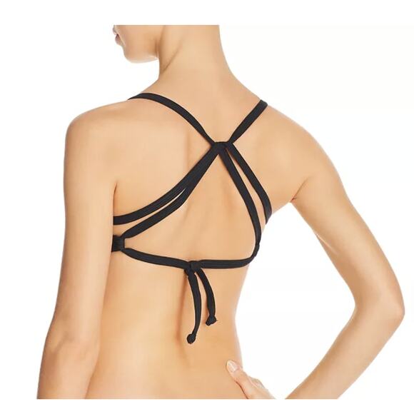 BOYS + ARROWS Dylan Ribbed Bralette Bikini Top Sz Small - Picture 2 of 6